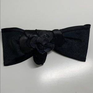 Chanel Hair Bow Clip with Camelia